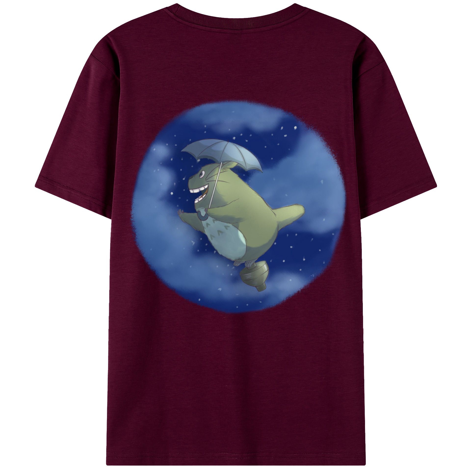 （画像用） となりのトトロ 草壁メイ 草壁サツキ My Neighbor Totoro Satsuki Kusakabe Mei Kusakabe レディース半袖Tシャツ(バックプリント)